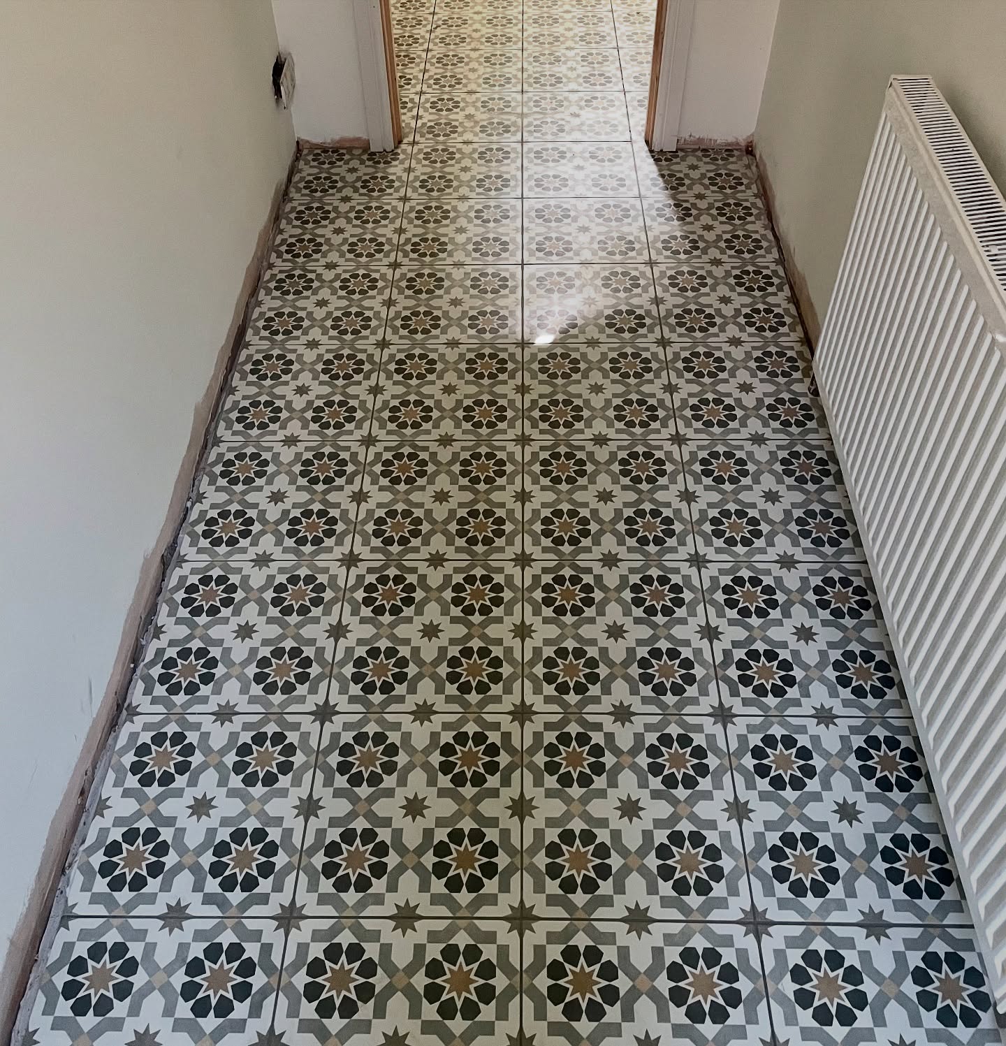 Luxury Tiled floor in a home in Sheffield