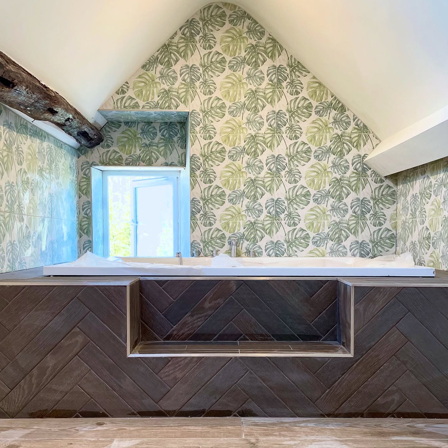 Bathroom tiling project in Sheffield with modern design