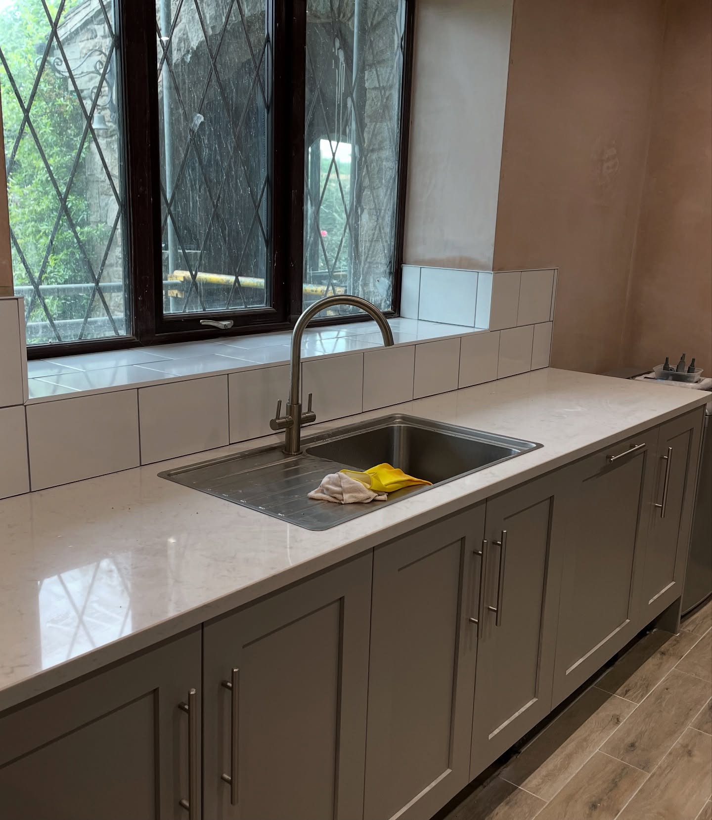 Kitchen counter tiling services in Stannington