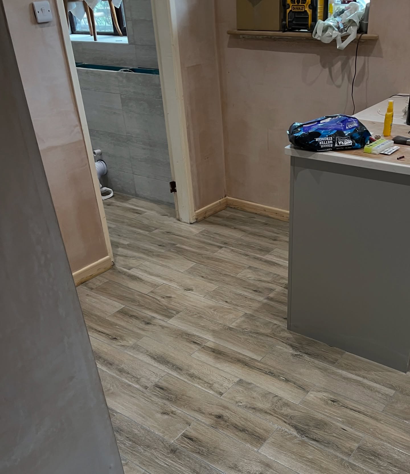 New tiled floor installed Sheffield