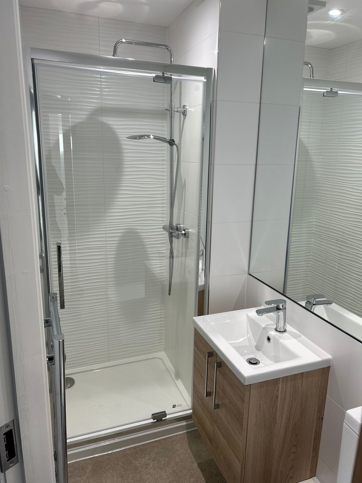 Small bathroom renovation maximizing space and style in Sheffield